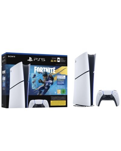 Sony PS5 Slim Digital + Fortnite Console Bundle